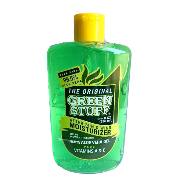 Aloe Gator after sun moisturizing aloe gel 8oz (green stuff )