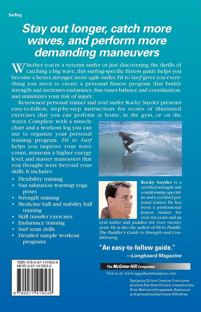 Fit To Surf The Surfer S Guide To Strength And Conditioning Surferswarehouse